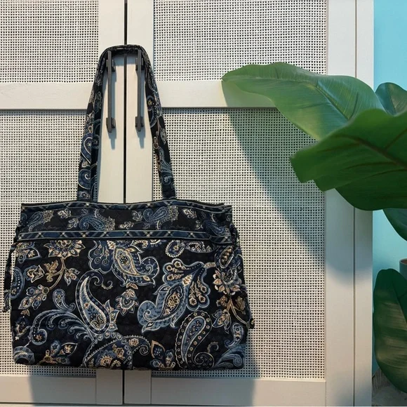 Vera Bradley Black and Gold Paisley 3 Piece Set - Picture 6 of 16